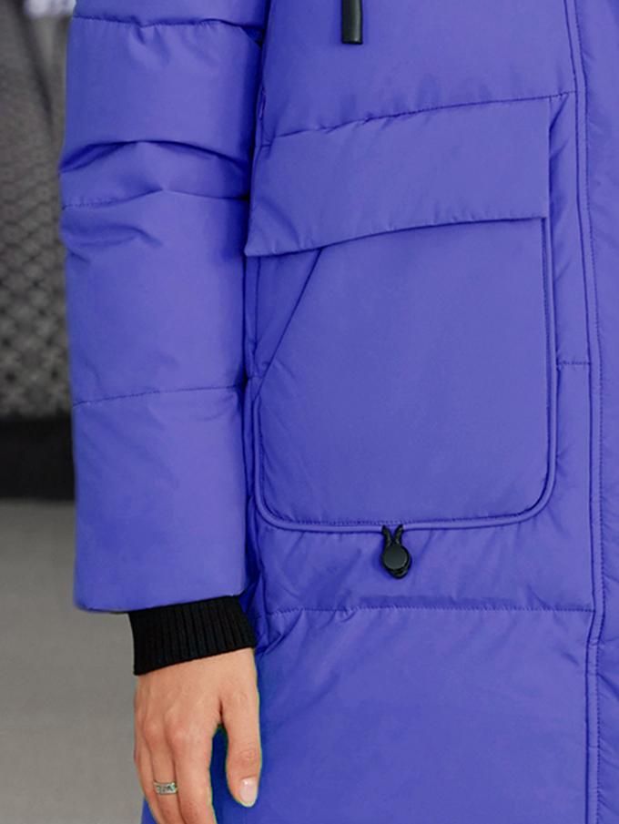 Stand-up Collar & Hood Mid-length Cotton/Down Jacket - Warmth Meets Fashion，classic woman coat，middle length，bright colour