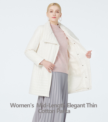 Buy Fashionable Woman Demiseason Coat Autumn Ladies Casual Winter Coats With Pockets online manufacture