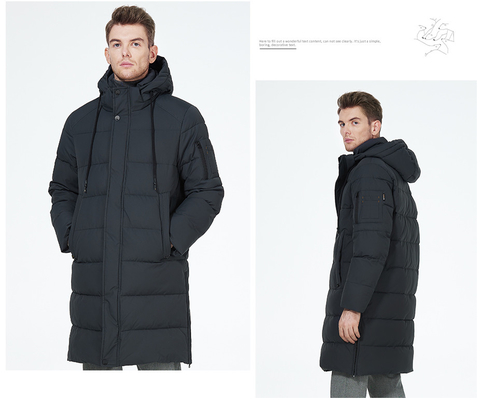 kaufen Winddicht, wasserdicht, Winterparka, Männer, Männchen, ein Meter langer Wintermantel. online manufacture