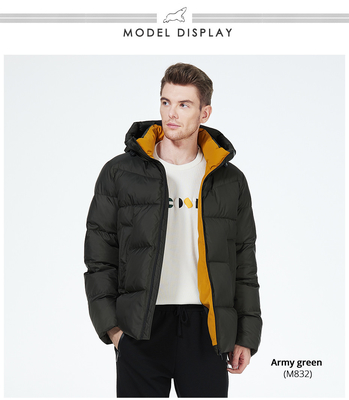 Beli Gaya kasual pria sederhana jaket musim dingin pria jaket musim dingin dengan koleksi kerah berdiri online manufacture