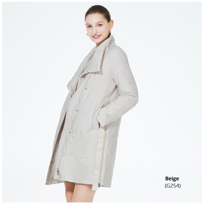 kopen Polyestervullende grijsgroene dames winterbuitenkleding Casual Spring Jackets For Wear online manufacture