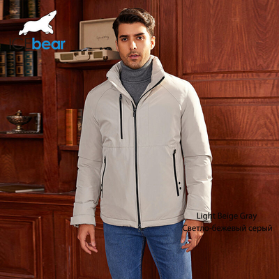comprare Giubbotto maschile con cappuccio per inverno a prova di vento e funzionale online manufacture