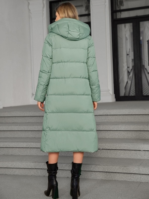 Buy Sustainable Protection Durability And Performance Hooded Cotton Coat With Thickened Bio-down Filling online manufacture