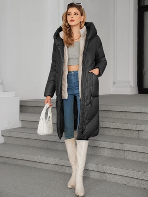 kopen Groottebereik 42-50 Gelaagde kleding modieuze dunne jas voor een modieuze en warme winter online manufacture