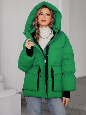comprare Abito corto elegante per donna con fondo pieno di colori vivaci e una bella lunghezza in stile sciolto online manufacture