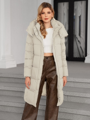 kaufen Bequeme Baumwolljacke mit Kapuze 42-50 Polyester online manufacture