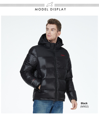 Sleeve Length Down Coat Long Sleeve Hooded Casual Coat For Men