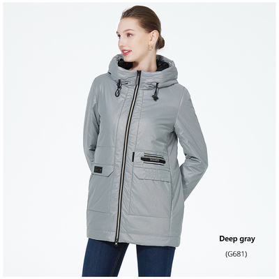 Slimming fit lichtgewicht voorjaarsjas voorjaars-herfst zippered waist windbreaker jas