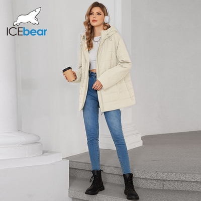 Cappotto imbottito primavera-autunno, semplice ed elegante, stile base, per ragazze grasse, cappuccio, donne mature, top choice, senza disegno ingombrante, senza ornamenti appariscenti, grandi taglie