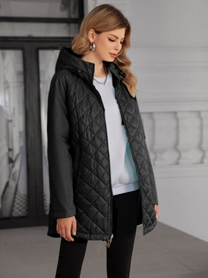 Long Sleeve Cotton Jacket Style Achieve Two-Piece Styling Experience at Single-Item Cost