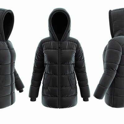 Ticken Thickness and Hooded Woman Winter Jacket Perfect for Any Occasion